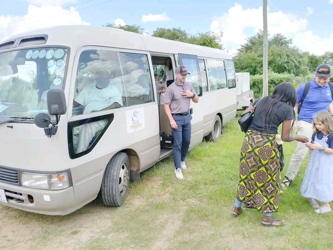 Treck Africa Safaris transfer vehicle